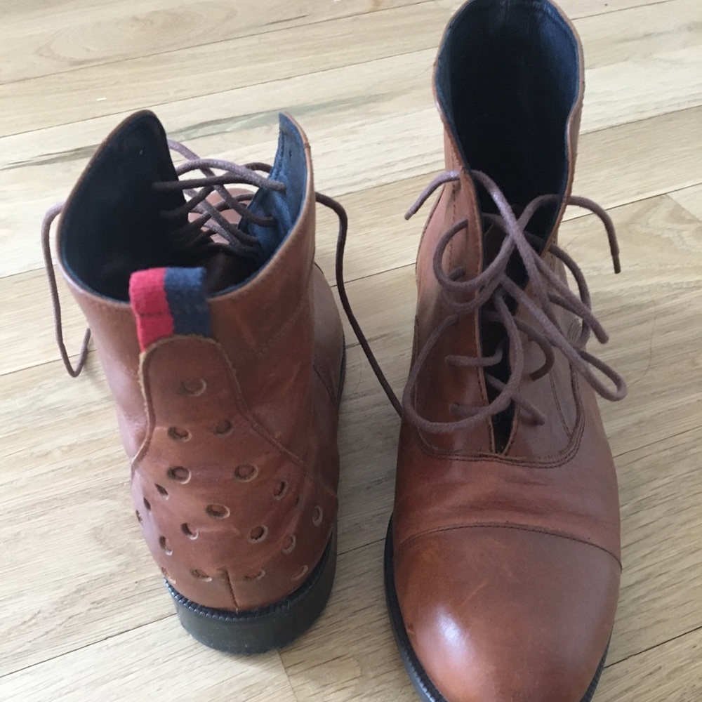 El ganso leather boots